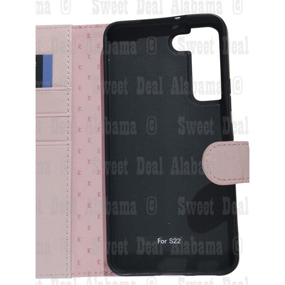 Kilino Cellphone Wallet For Samsung Galaxy S22 (6.1"), Pink - Picture 3 of 4